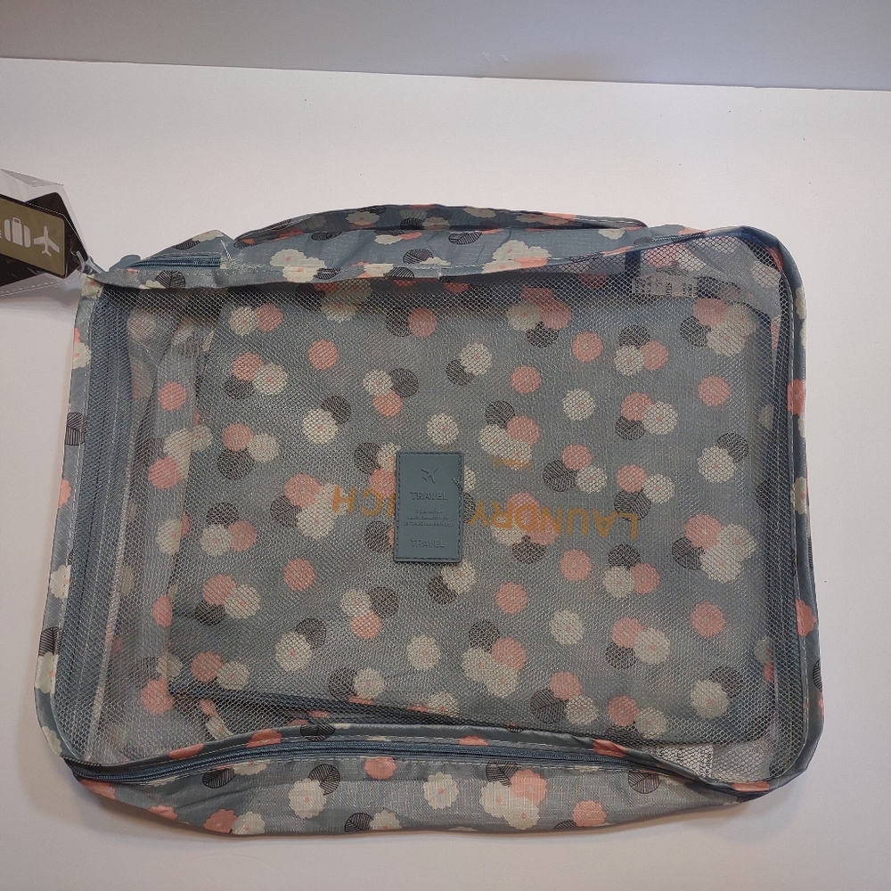 Floral Print Travel Packing Cube Organizer